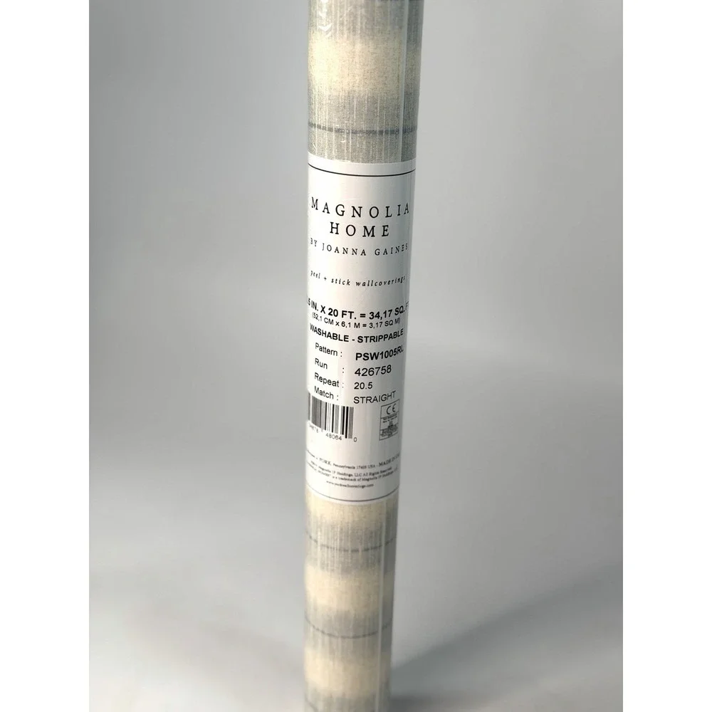 Magnolia Home by Joanna Gaines Peel and Stick Wallpaper Handloom Blue PSW1005RL